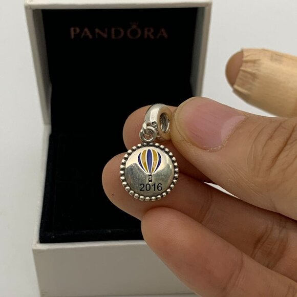 ✨🔥Pandora 2016 World Hot Air Balloon Exclusive Dangle Charm S925 - Picture 5 of 7